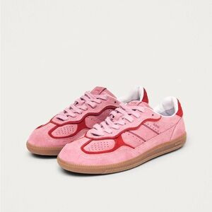 ALOHAS Pink and Red Retro-Inspired Sneakers new